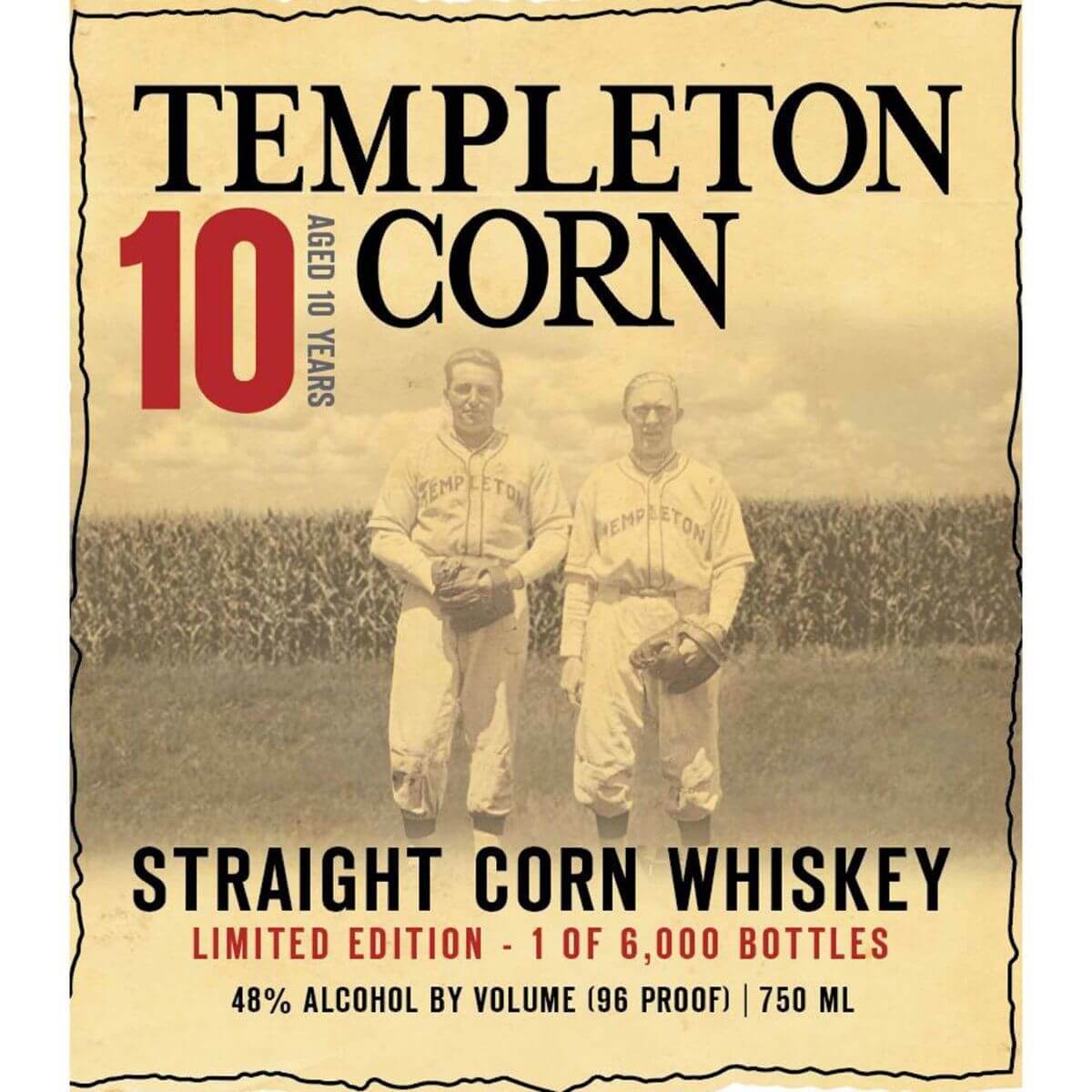 Templeton Corn Whiskey 10 Year Old - Main Street Liquor
