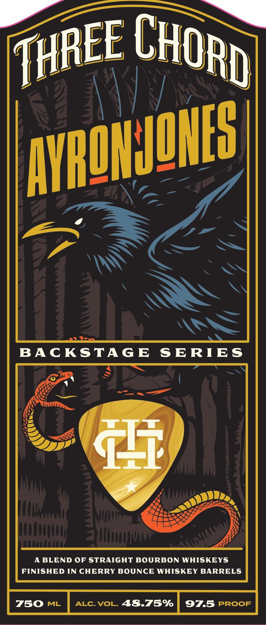 Three Chord Backstage Series Ayron Jones Cherry Bounce Finish Bourbon - Main Street Liquor