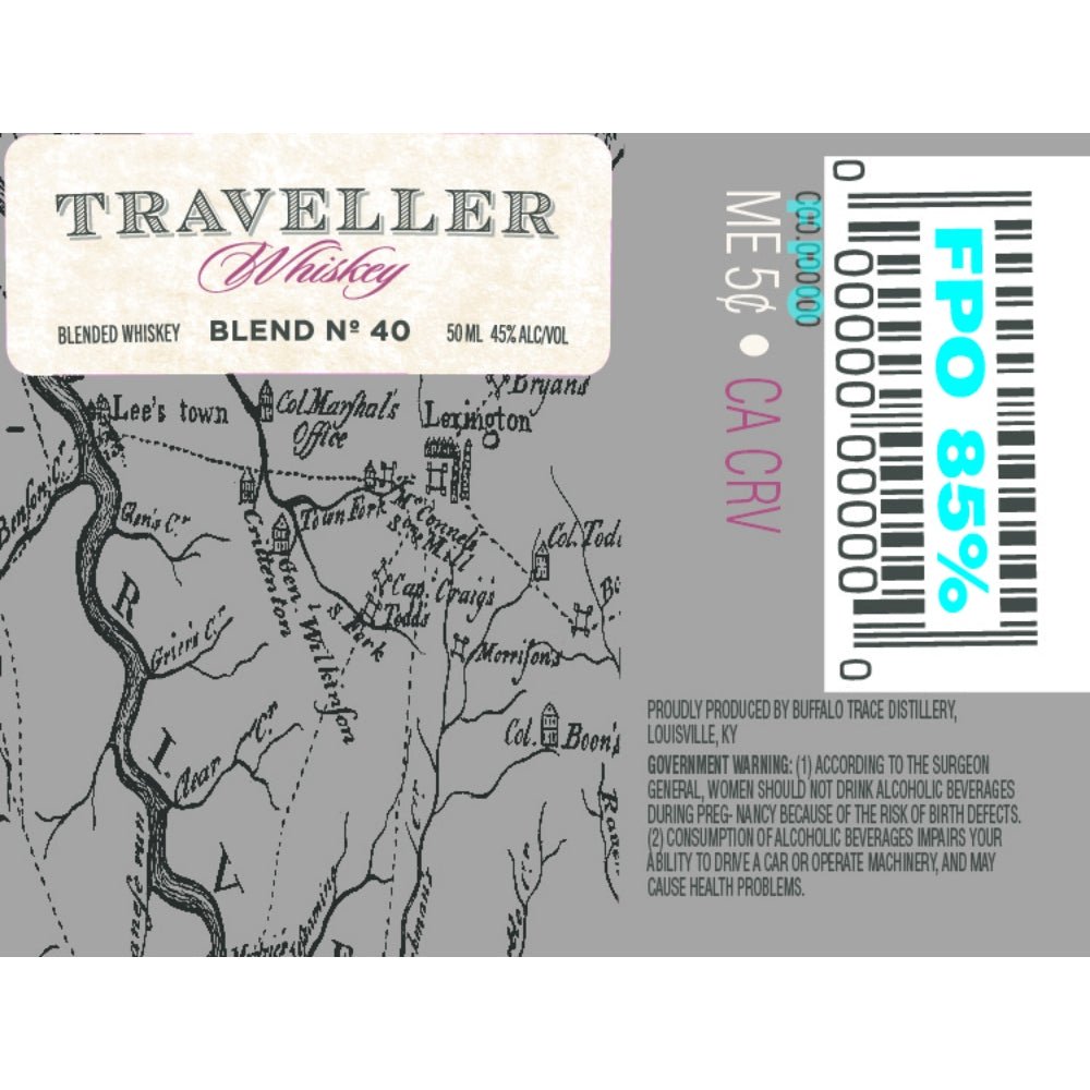 Traveller Whiskey by Chris Stapleton & Buffalo Trace 50ml - Main Street Liquor