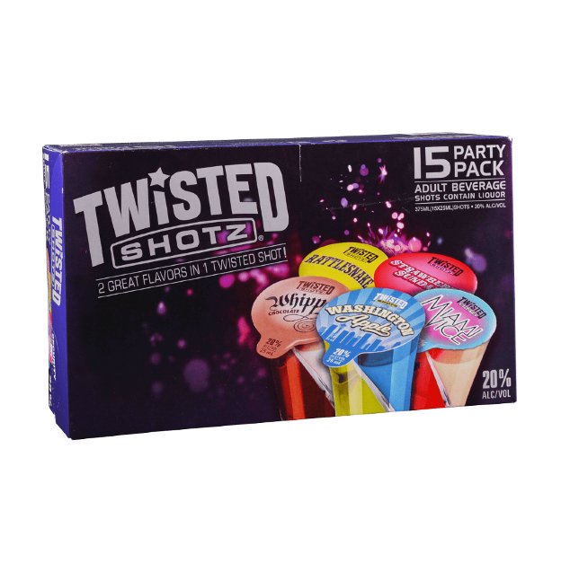 Twisted Shotz Party Pack (15Pack) - Main Street Liquor