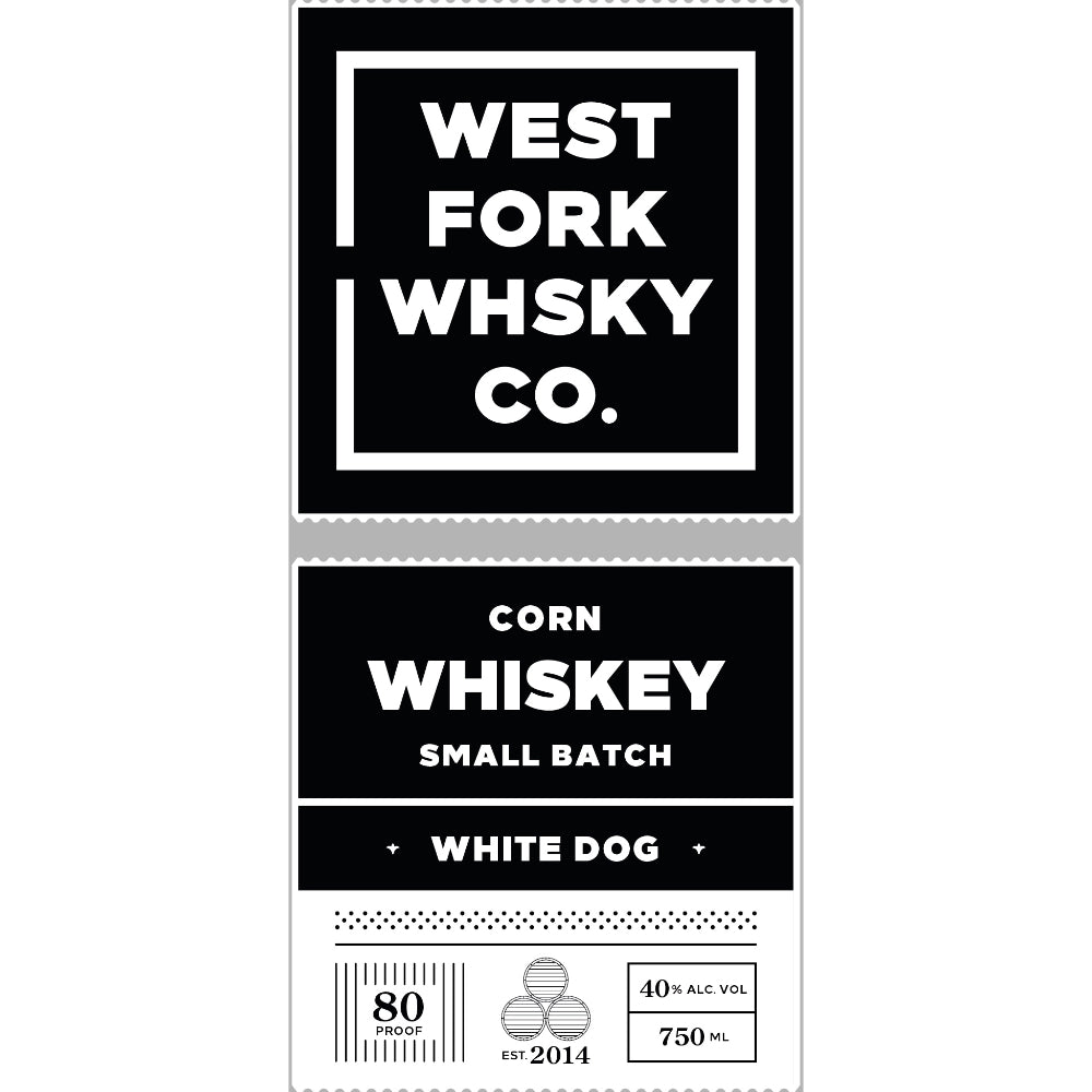 West Fork White Dog Corn Whiskey - Main Street Liquor
