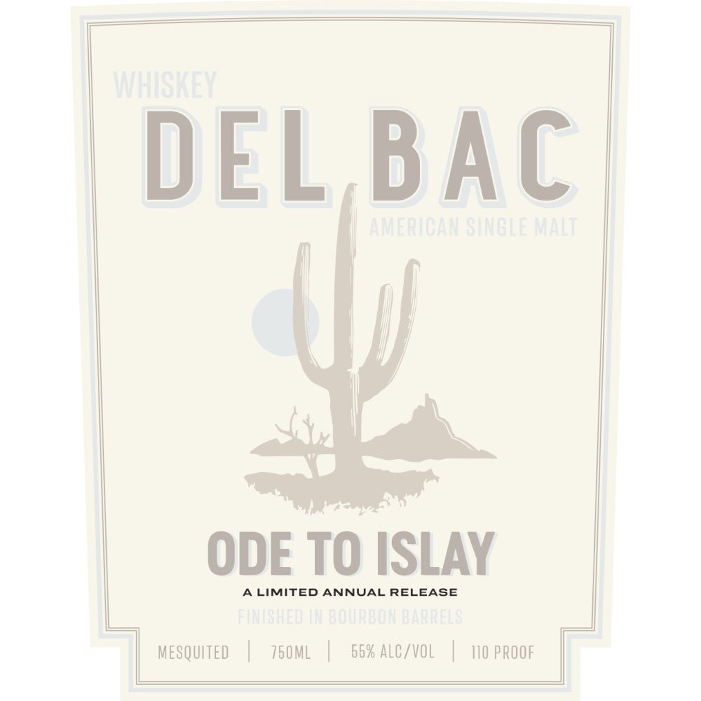 Whiskey Del Bac Ode to Islay American Single Malt - Main Street Liquor