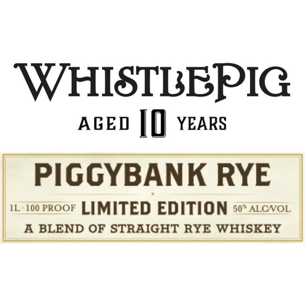 WhistlePig PiggyBank 10 Year Old Rye - Main Street Liquor