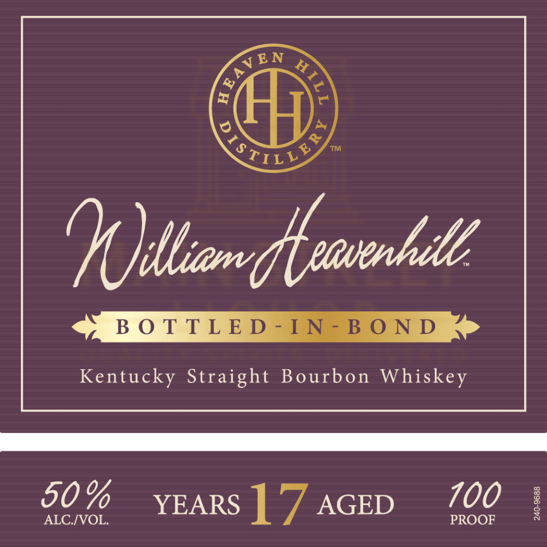 William Heavenhill 17 Year Bottled - In - Bond Kentucky Straight Bourbon Whiskey - Main Street Liquor