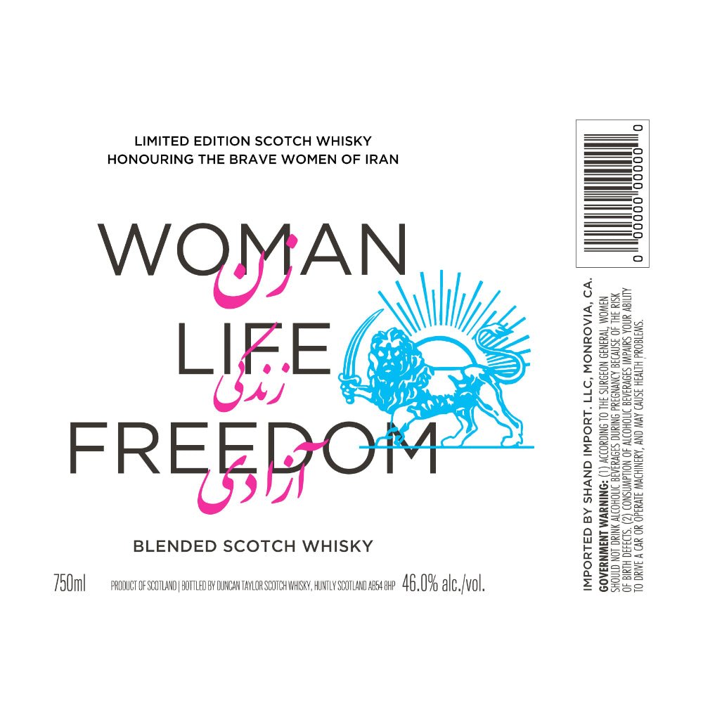 Woman Life Freedom Blended Scotch Whisky - Main Street Liquor