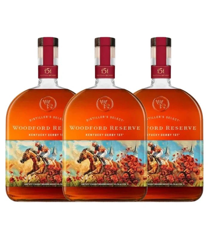 Woodford Reserve Kentucky Derby 151 3 - Pack (PRE - ORDER) - Main Street Liquor