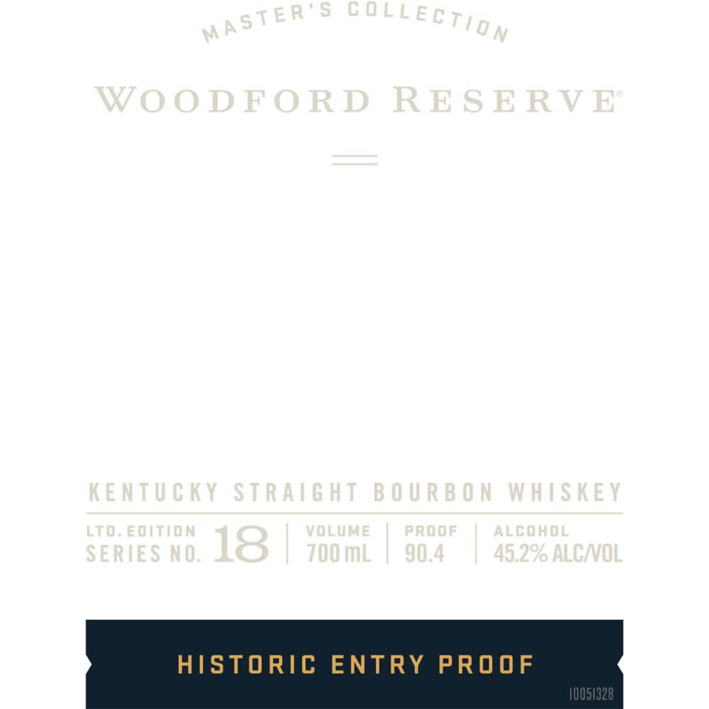 Woodford Reserve Master’s Collection Historic Entry Proof Straight Bourbon - Main Street Liquor