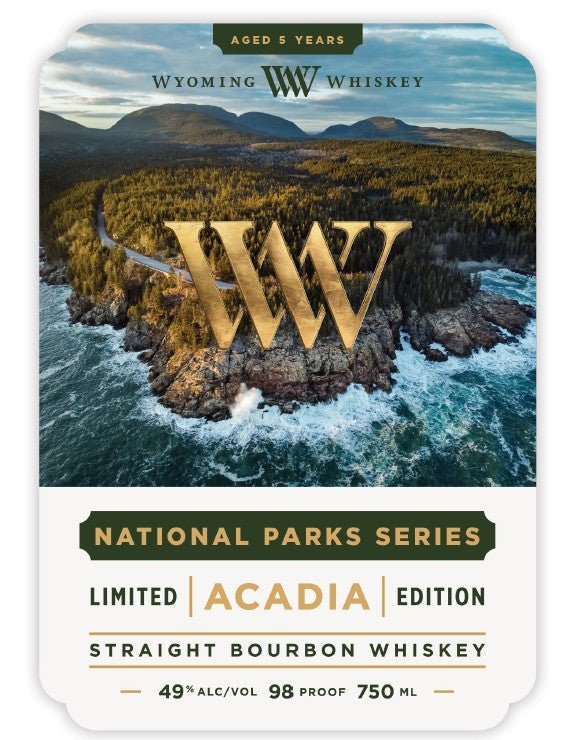 Wyoming Whiskey National Parks Series Acadia Edition Bourbon Wyoming Whiskey