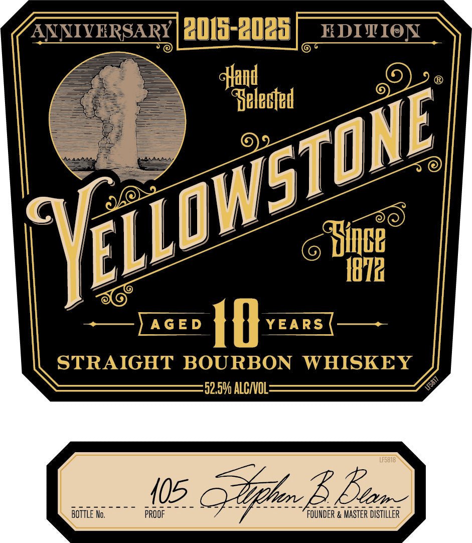 Yellowstone 10 Year Anniversary Edition Straight Bourbon Whiskey - Main Street Liquor