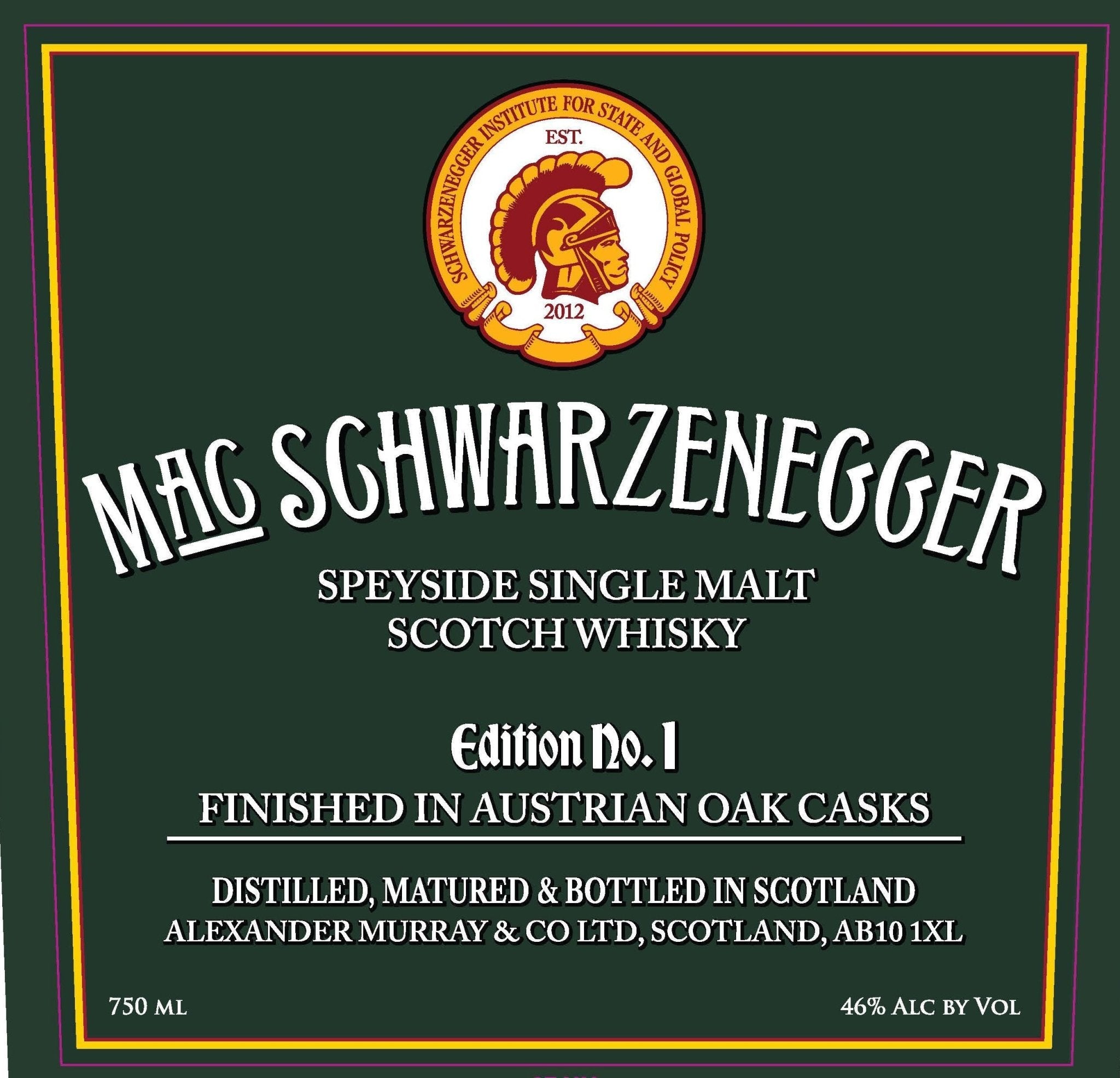 "Crafting Tradition: MacSchwarzenegger Single Malt Edition No. 1 Blog Post" - BuyMyLiquor