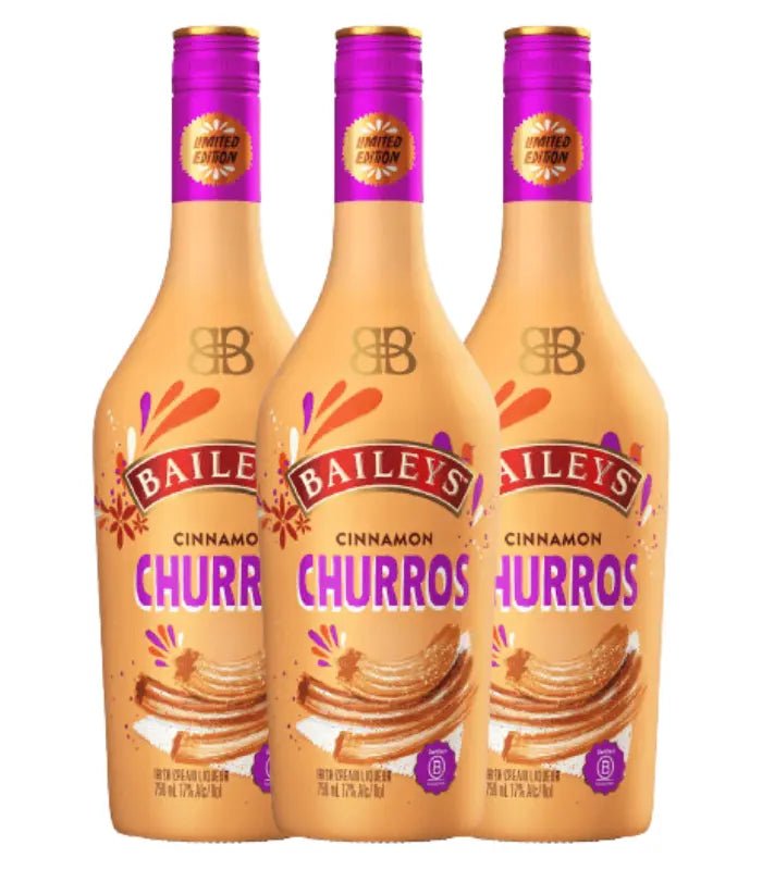 Indulge in Baileys Cinnamon Churro - Limited Edition 3 Pack - BuyMyLiquor