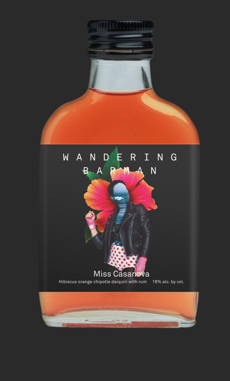 Smoky, Spicy, and Tart: The Wandering Barman Miss Casanova Spicy Hibiscus Daiquiri - BuyMyLiquor