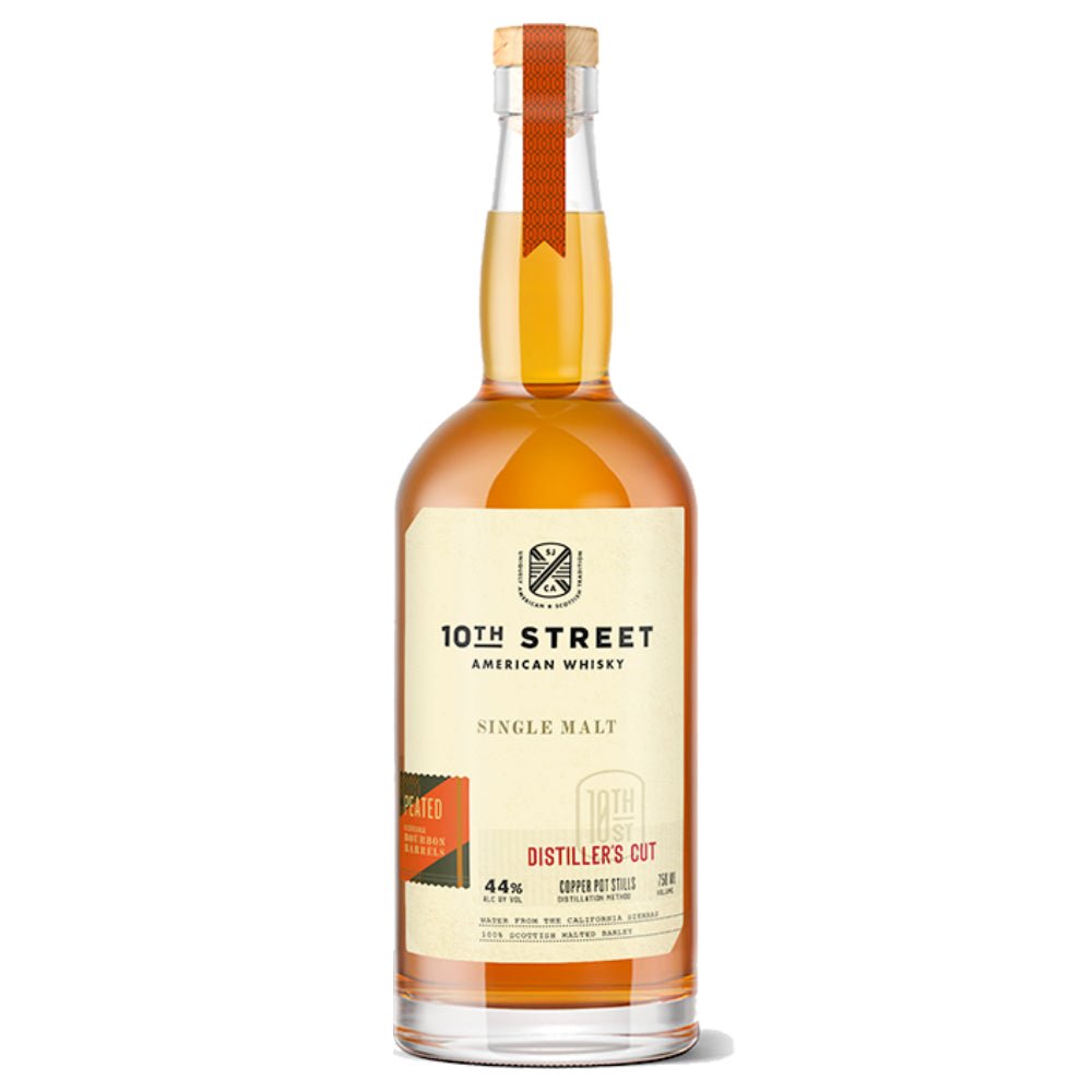 10th Street Peated Single Malt Distiller's Cut Single Malt Whiskey 10th Street Distillery   