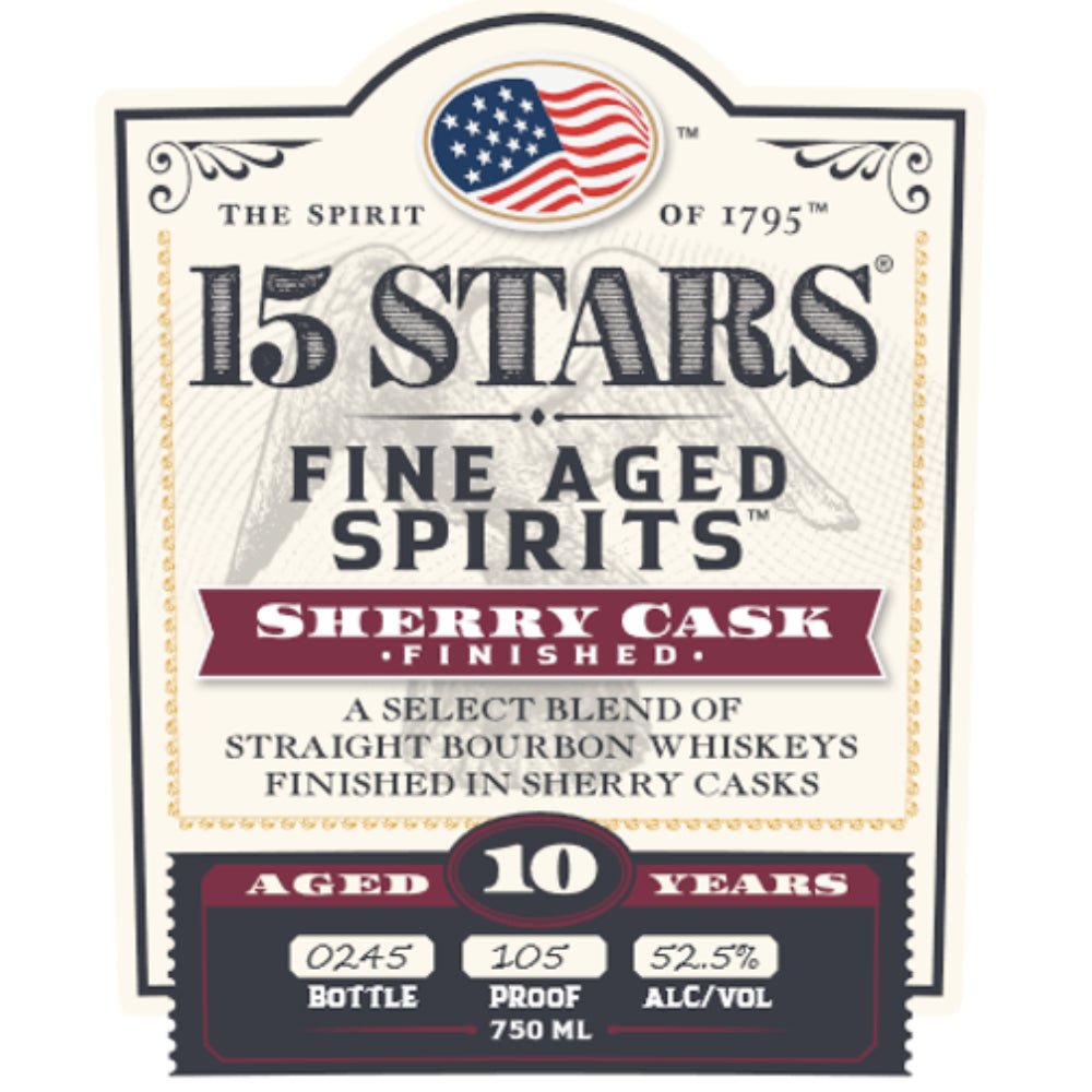 15 Stars 10 Year Old Straight Bourbon Finished in Sherry Casks Bourbon 15 Stars   