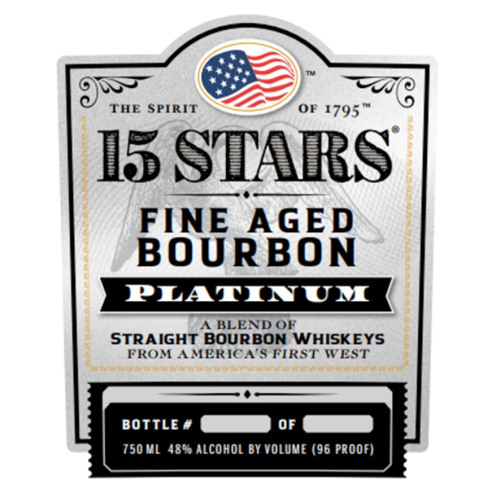15 Stars Platinum Blended Straight Bourbon Bourbon 15 Stars   