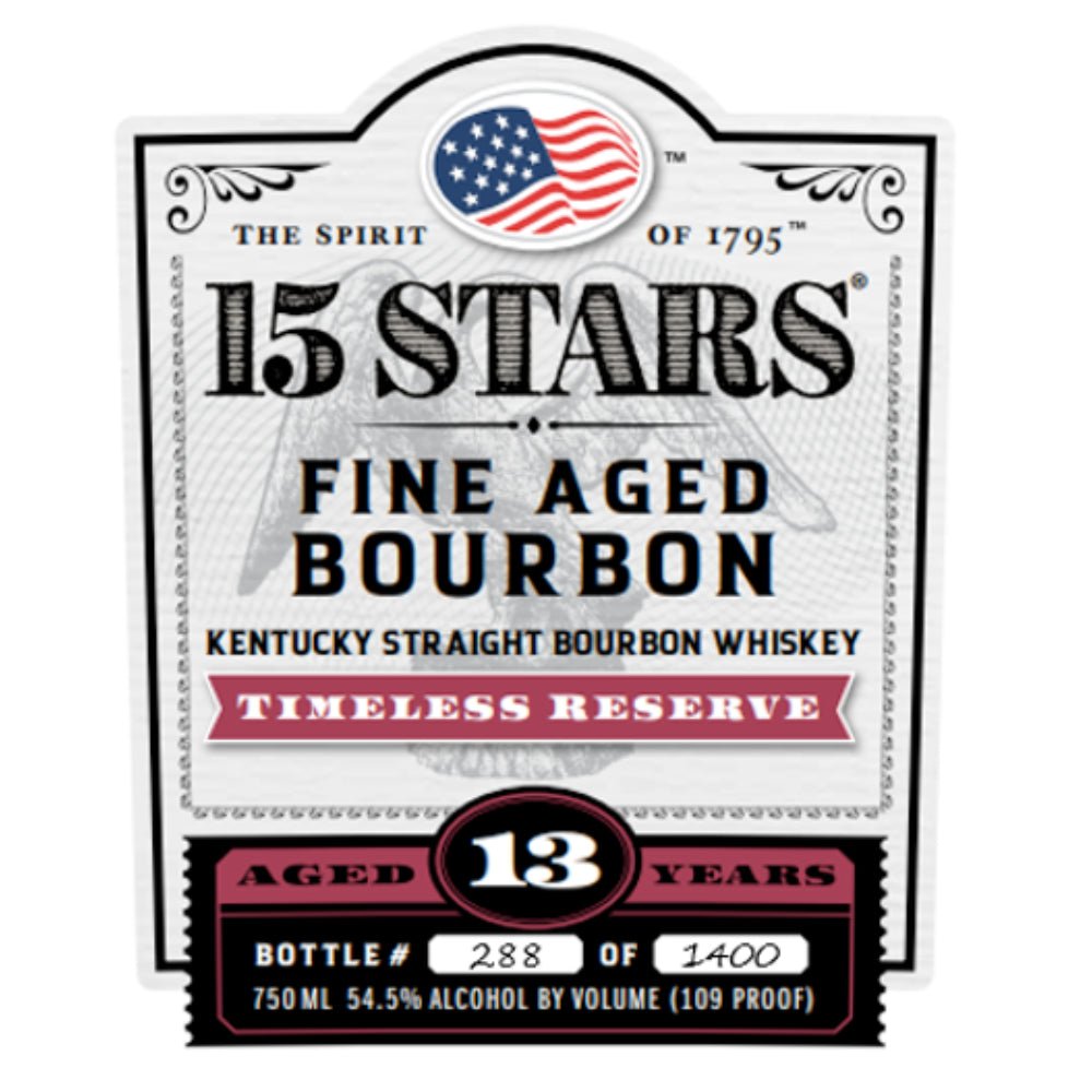 15 Stars Timeless Reserve 13 Year Old Kentucky Straight Bourbon Bourbon 15 Stars   