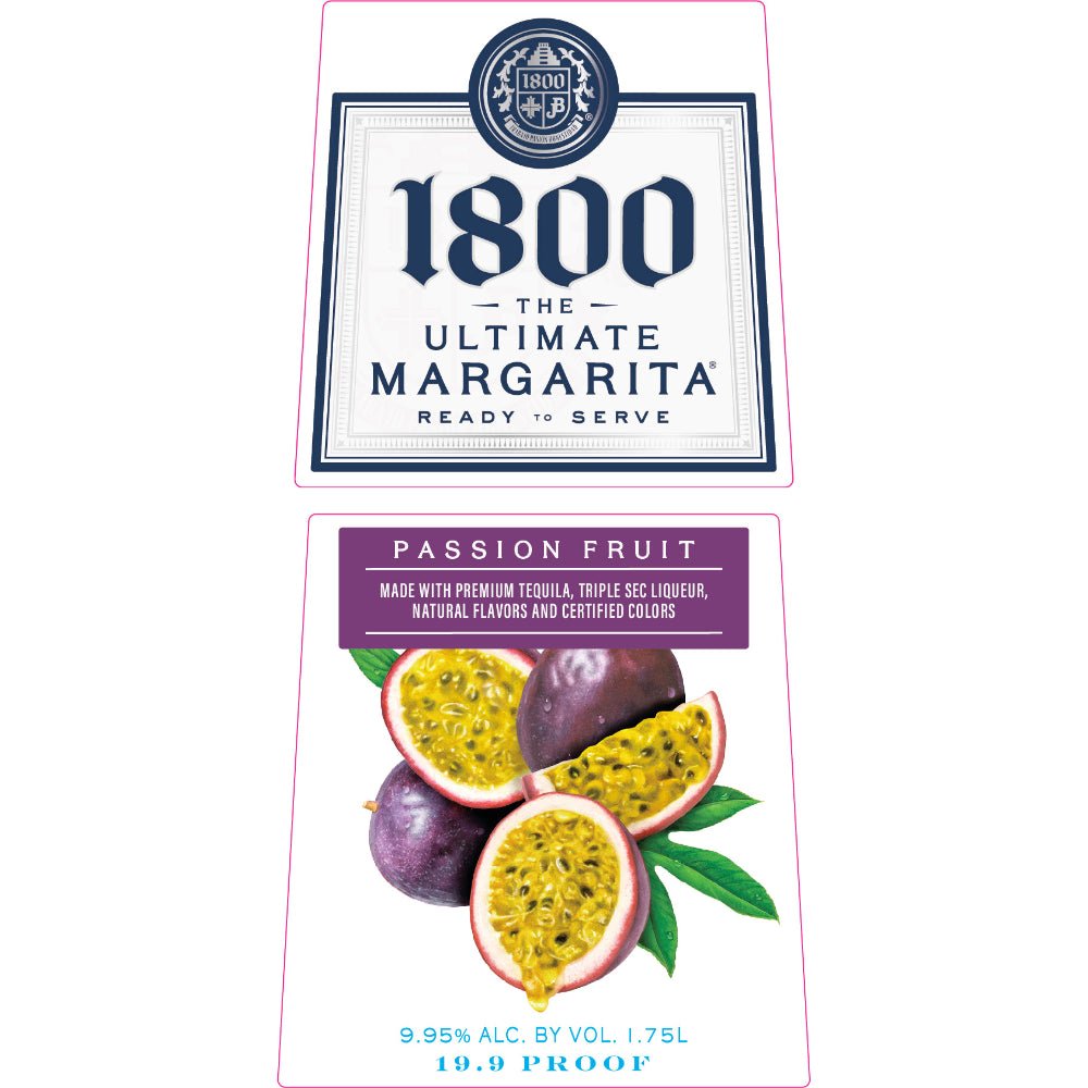 1800 Tequila The Ultimate Passion Fruit Margarita 1.75L Ready-To-Drink Cocktails 1800 Tequila   