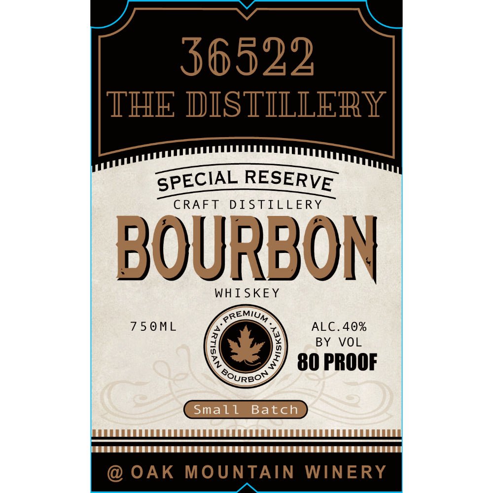 36522 The Distillery Special Reserve Bourbon Bourbon 36522 The Distillery   