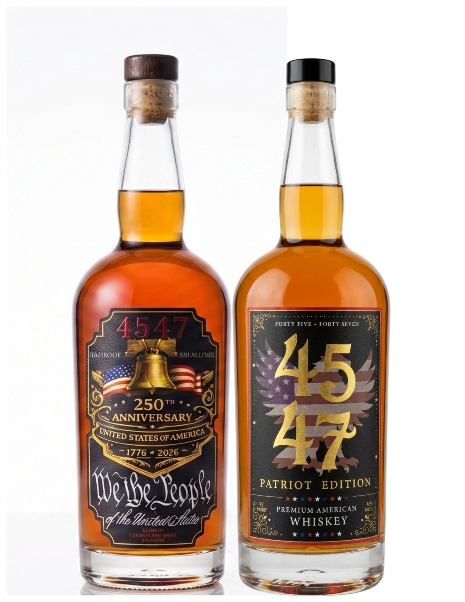 4547 Bundle: 250th Anniversary Straight Bourbon Whiskey & 4547 American Whiskey - Patriot Edition - Main Street Liquor