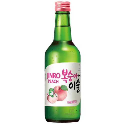 Jinro Peach Soju 375mL Jinro