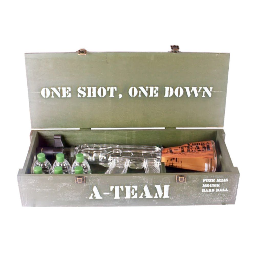 A Team Swat Rifle Vodka With 6/50mL Grenades Vodka A-Team Vodka   