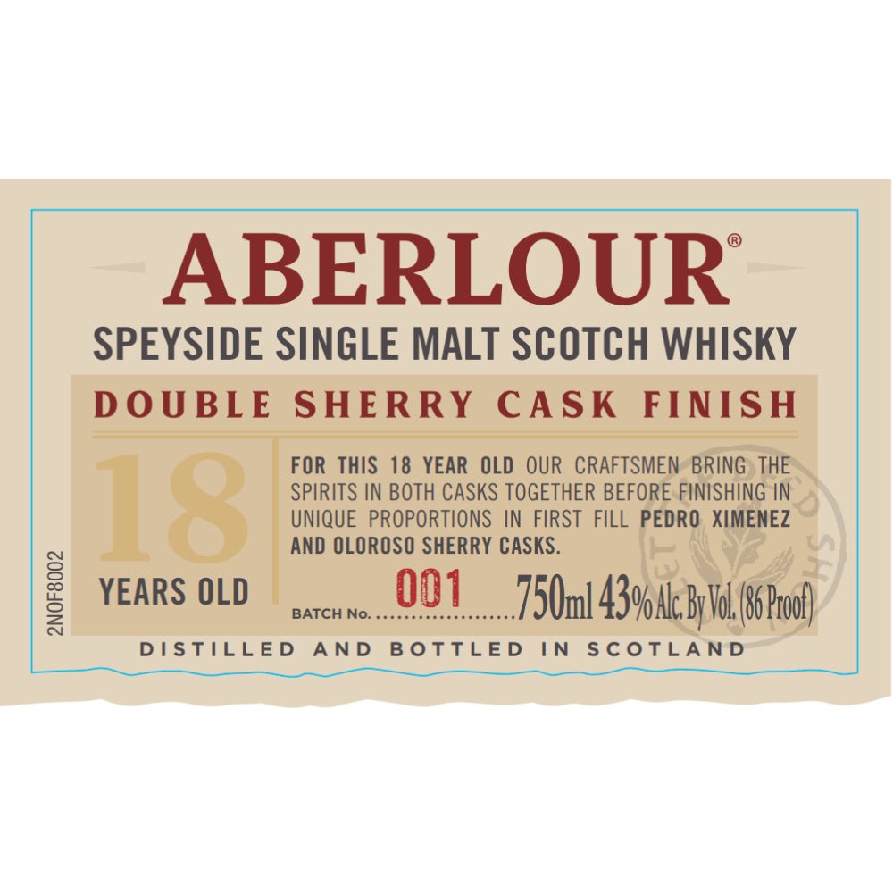 Aberlour 18 Year Old Double Sherry Cask Finish Scotch Aberlour   