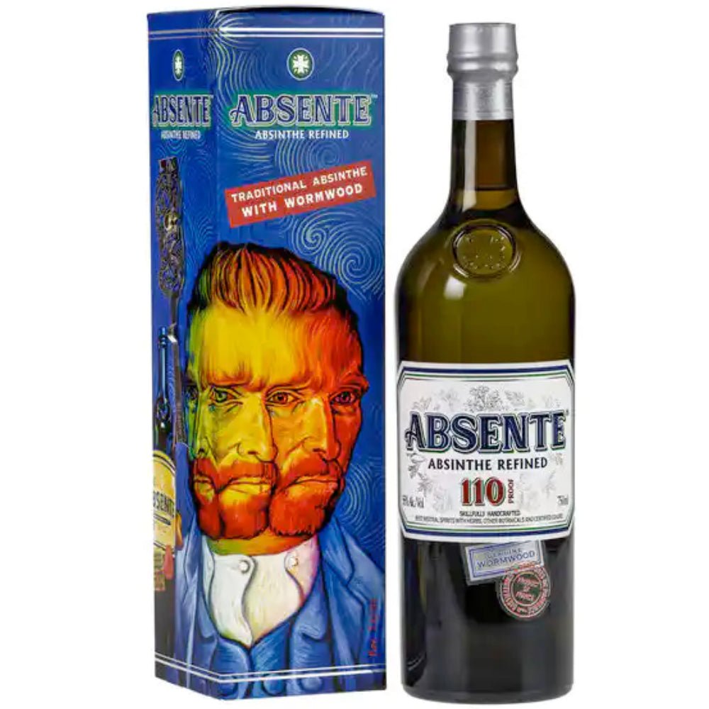 Absente 110 Proof With Spoon & Glass Absinthe Absente   