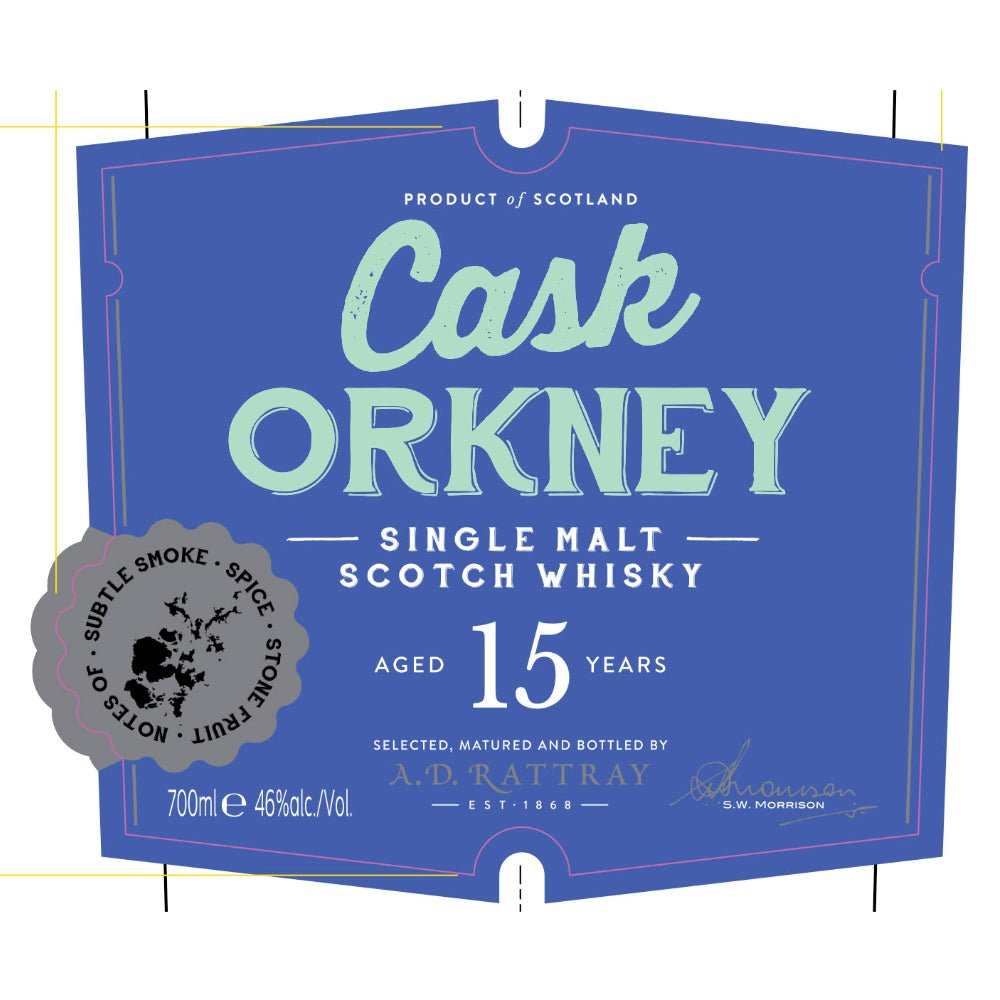 A.D. Rattray Cask Orkney 15 Year Old Scotch A.D. Rattray   
