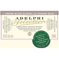 Thumbnail for Adelphi Selections Glen Elgin 14 Year Old 2008 Scotch Adelphi Selections   