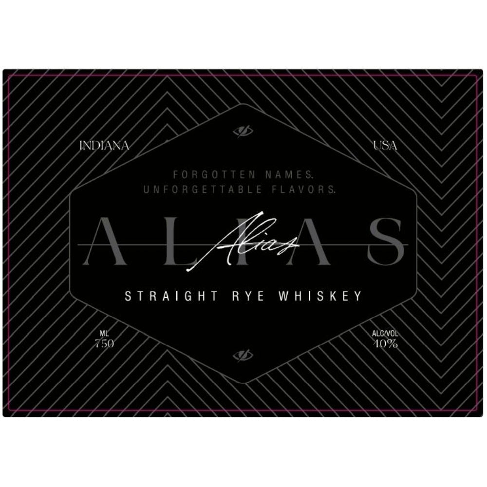 Alias Straight Rye Whiskey Rye Whiskey Alias Whiskey   