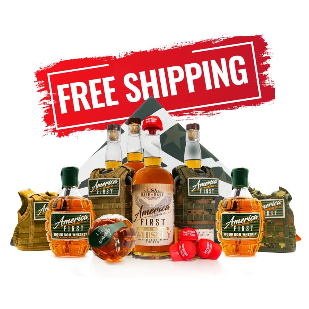 America First Straight Bourbon Whiskey 7 Pack - Main Street Liquor