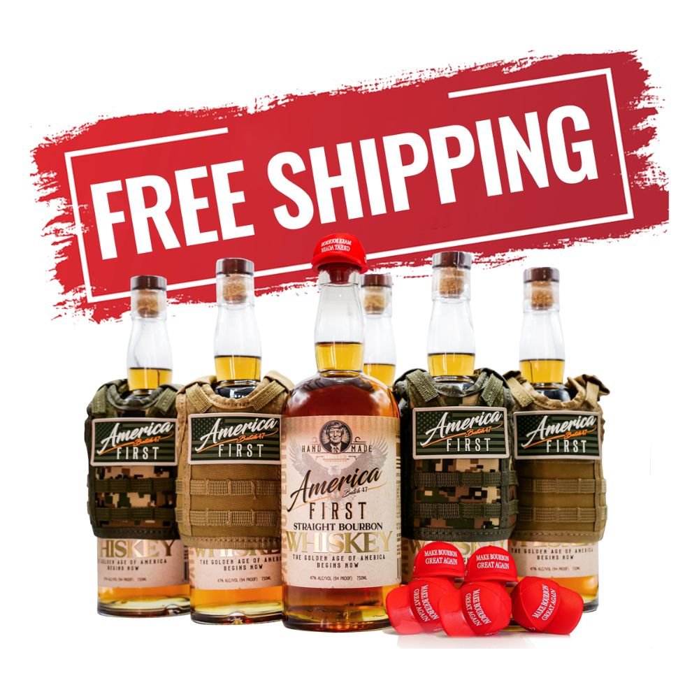 America First Straight Bourbon Whiskey Collectors Edition 6-Pack - Main Street Liquor