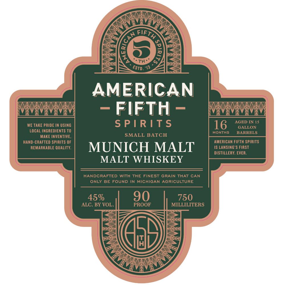 American Fifth Munich Malt Whiskey Malt Whiskey American Fifth Spirits   