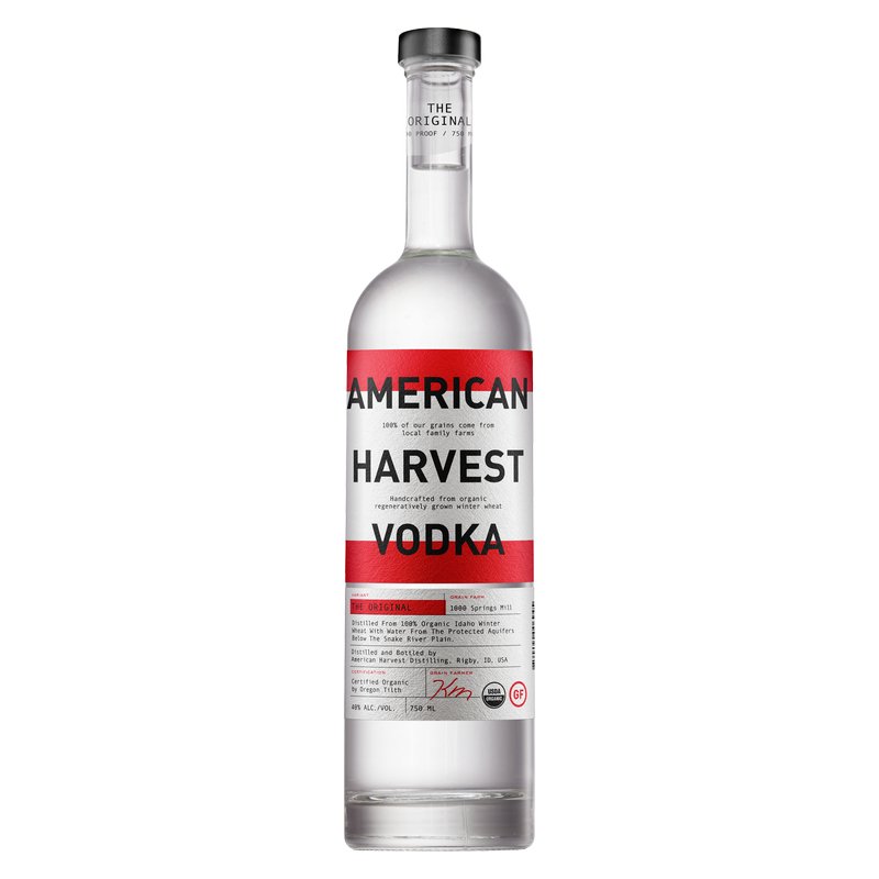 American Harvest Organic Vodka  American Harvest Vodka   