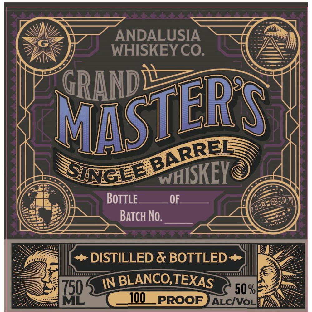 Andalusia Grand Master’s Single Barrel Whiskey American Whiskey Andalusia Whiskey Co.   