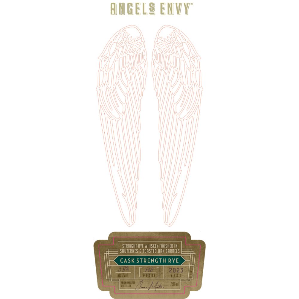 Angel's Envy Cask Strength Rye Whiskey 2023 Rye Whiskey Angel's Envy   