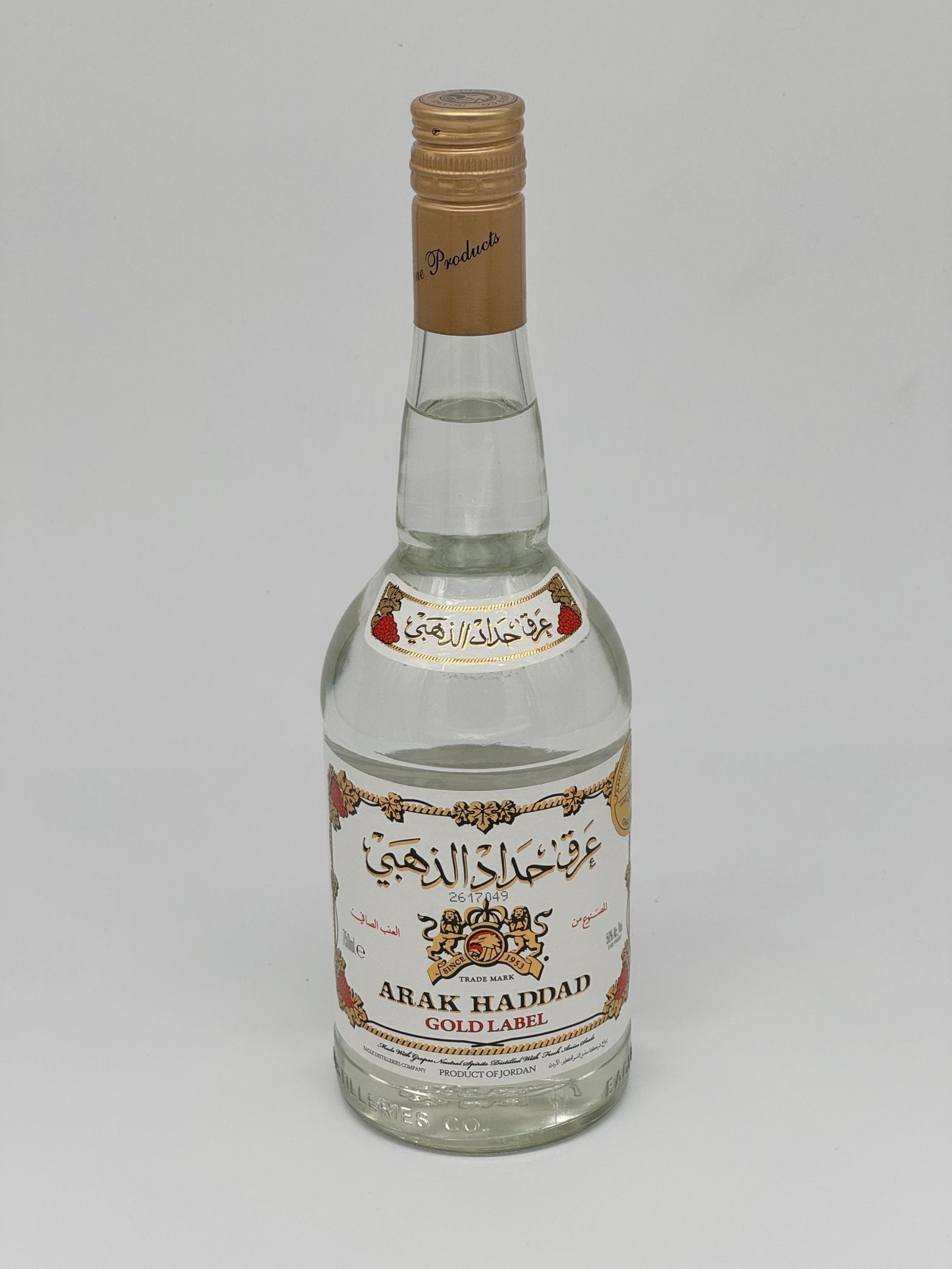 Arak Haddad Gold Label 750mL - BuyMyLiquor