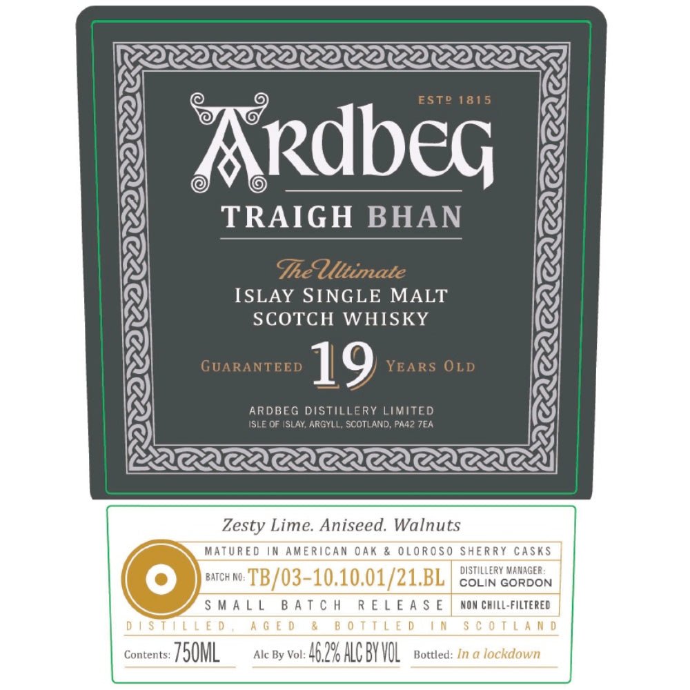 Ardbeg Traigh Bhan 19 Year Old Batch 3 Scotch Ardbeg   