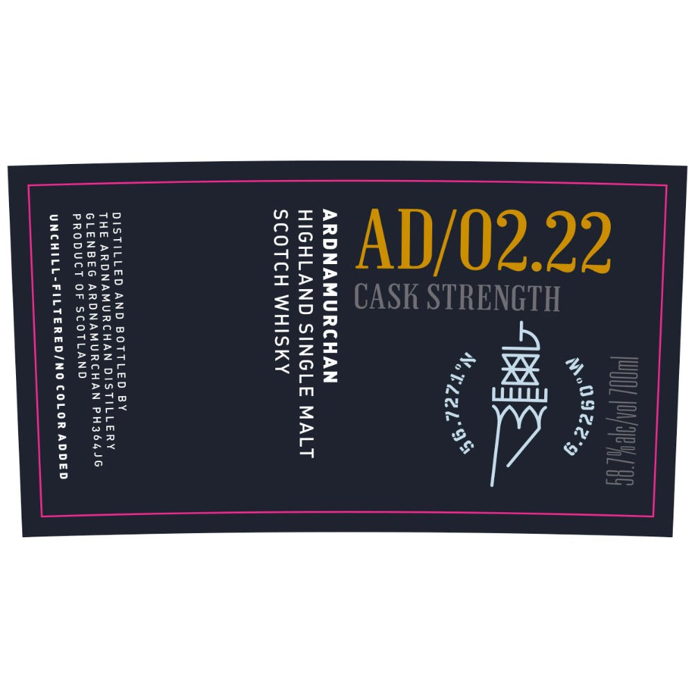Ardnamurchan AD/02.22 Cask Strength Scotch Ardnamurchan Distillery   