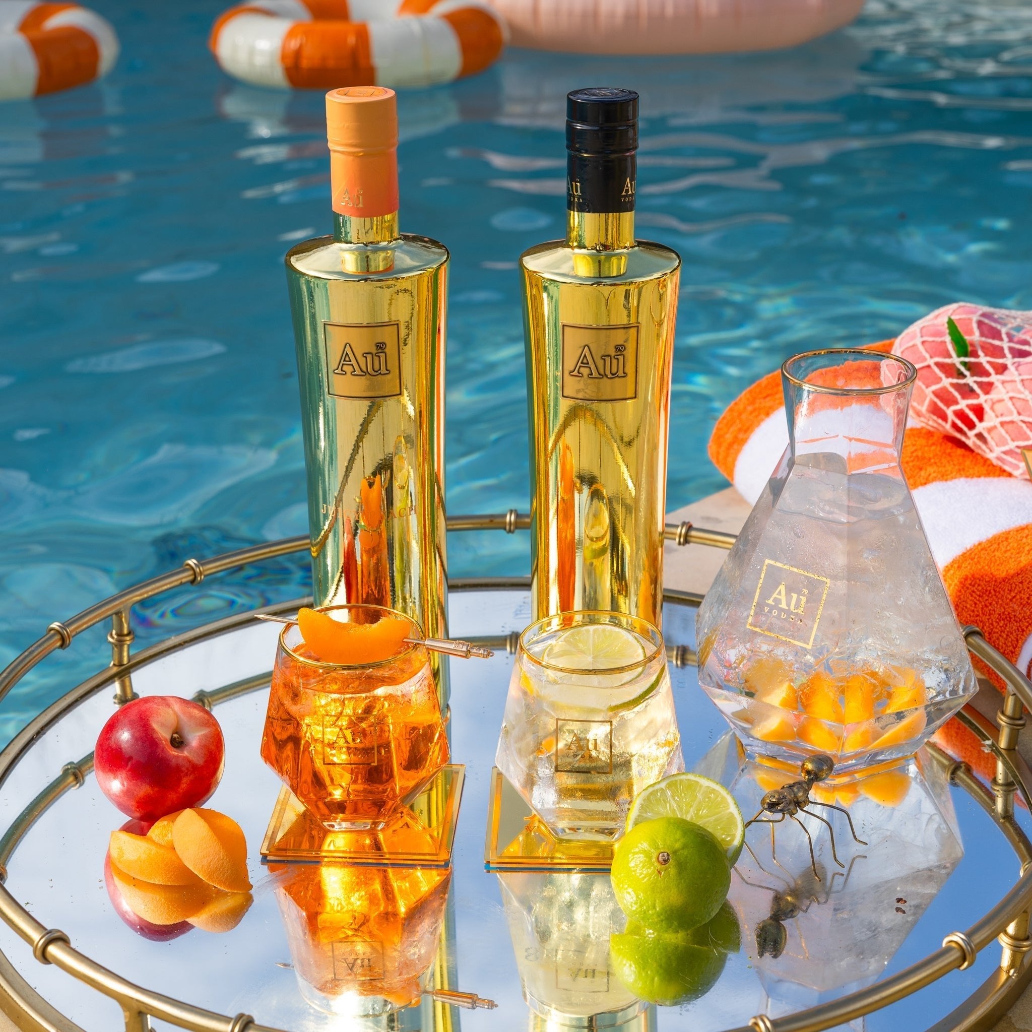 Au Vodka Juicy Peach 2 Bottle Combo Au Vodka