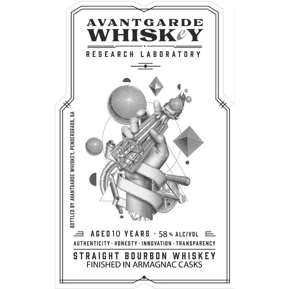 Avantgarde Whiskey 10 Year Old Armagnac Cask Finished Bourbon Bourbon Avantgarde Whiskey Research Laboratory   