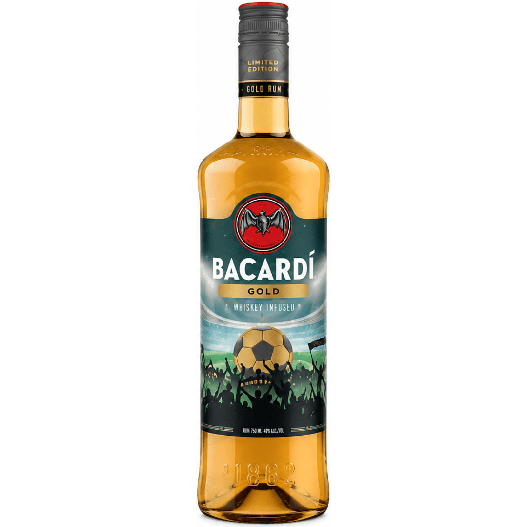 Bacardi Gold Soccer Limited Edition Rum - Main Street Liquor