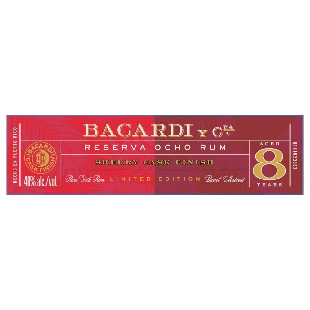 Bacardi Reserva Ocho Rum Sherry Cask Finish Rum Bacardi   