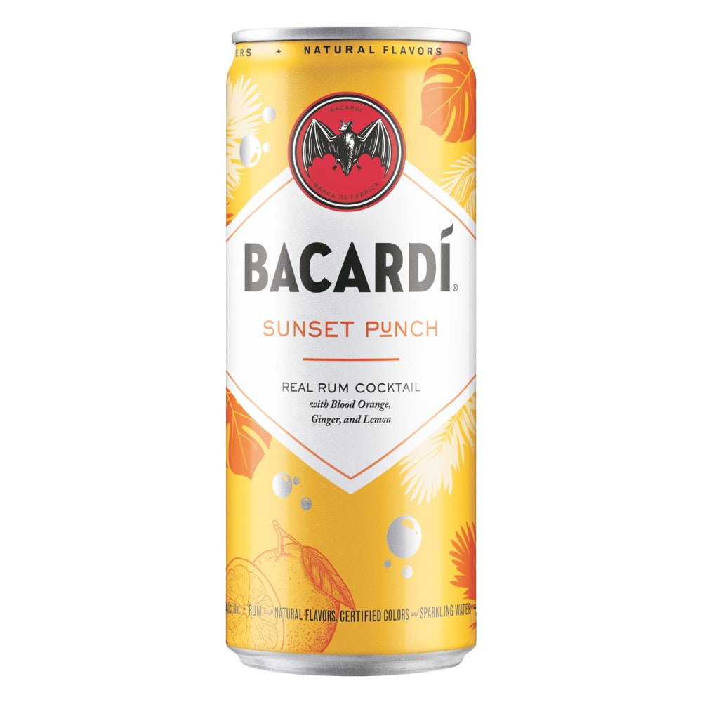 Bacardí Sunset Punch Rum Cocktail 4pk Ready-To-Drink Cocktails Bacardi   