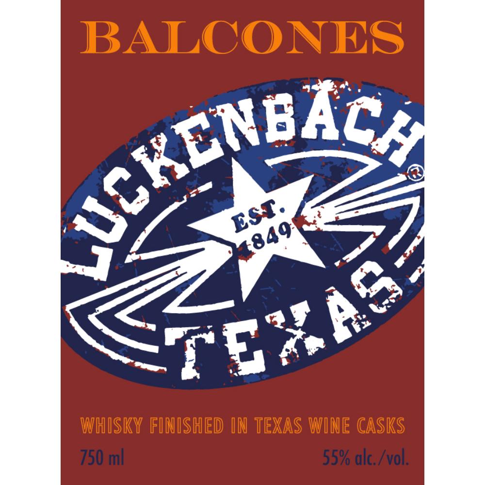 Balcones Luckenbach American Whiskey Balcones   