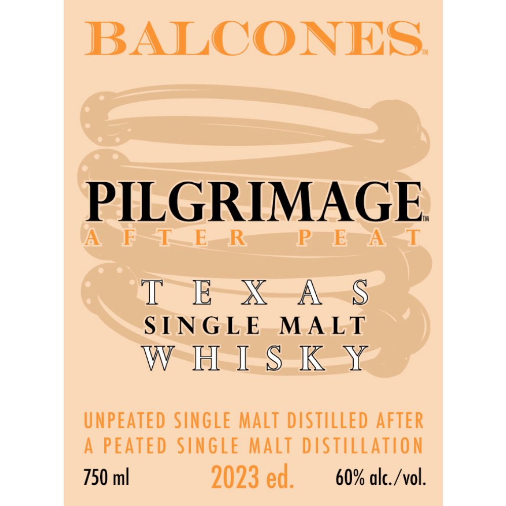 Balcones Pilgrimage After Peat Single Malt Whisky 2023 Edition Single Malt Whiskey Balcones   