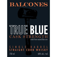 Thumbnail for Balcones True Blue Cask Strength Single Barrel American Whiskey Balcones   