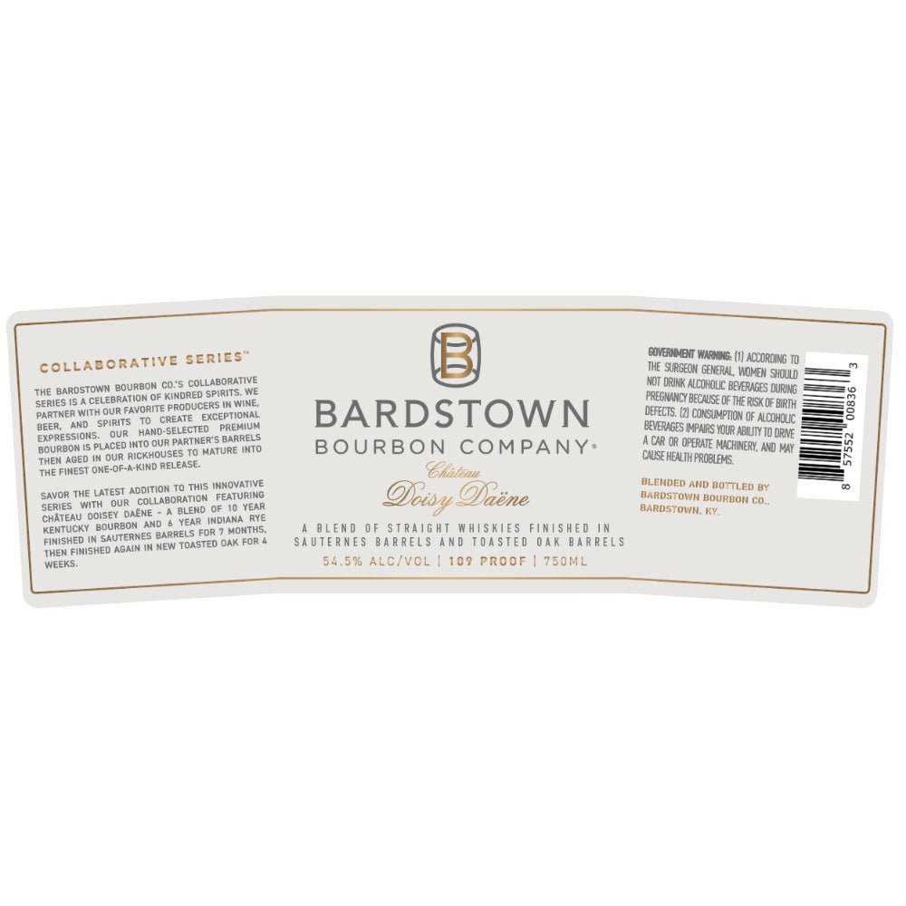 Bardstown Bourbon Collaborative Series Château Doisy Daëne Straight Whiskey Bardstown Bourbon Company   