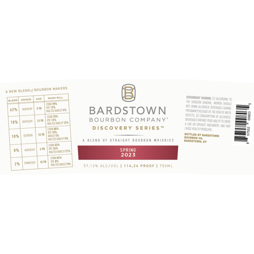 Bardstown Bourbon Company Discovery Series Spring 2023 Blended Bourbon Bourbon Bardstown Bourbon Company   
