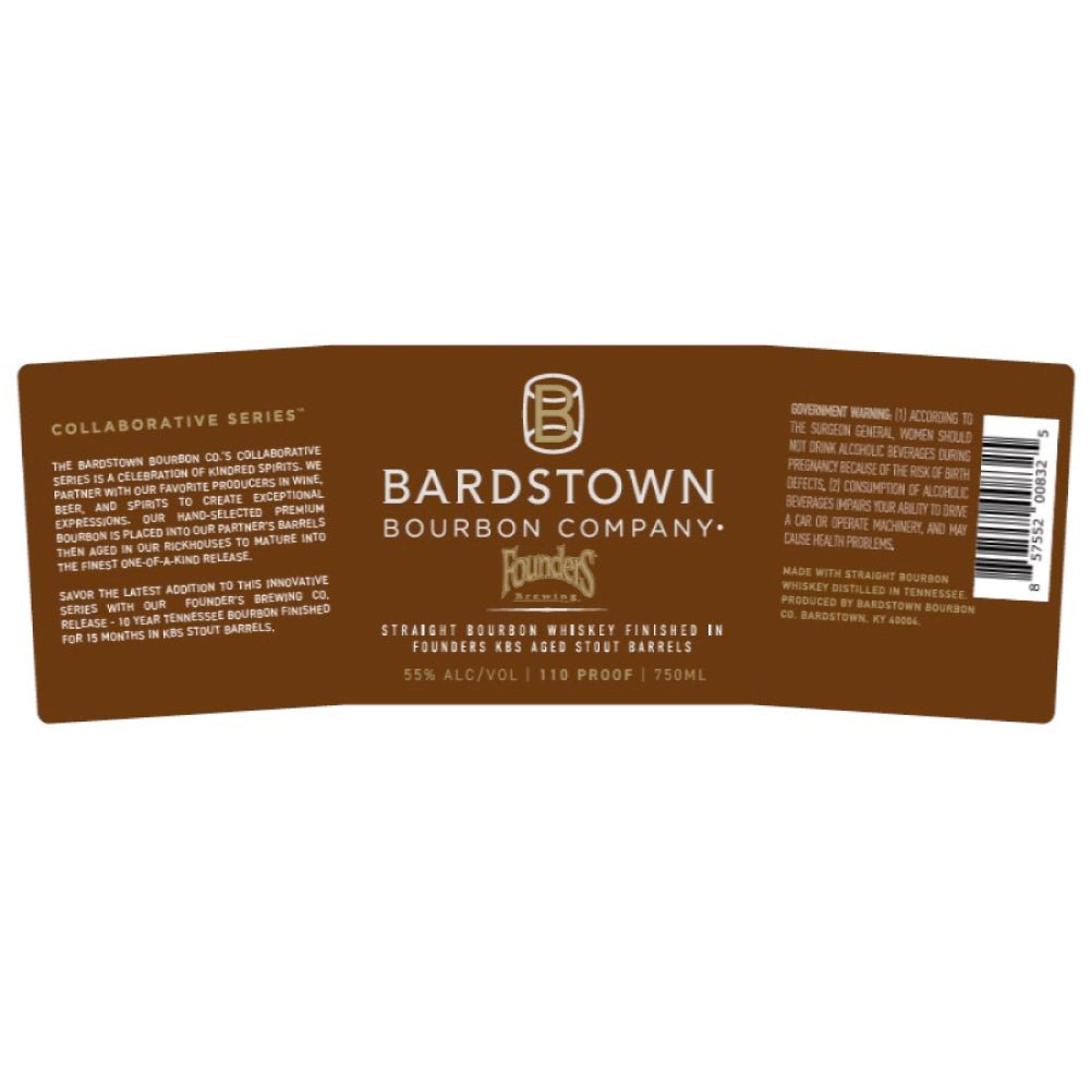 Bardstown Bourbon Company Founders KBS Stout Finish Bourbon Bardstown Bourbon Company   